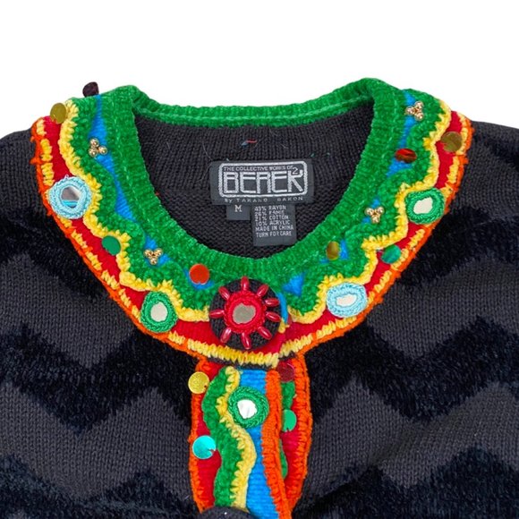 1990s embellished cardigan by The Collective Works of Berek 2 by Takako Saxon - Picture 9 of 11